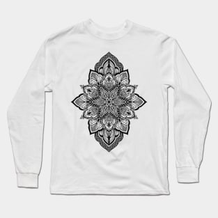 Vertical mandala Long Sleeve T-Shirt